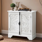 Meuble Art Leon rétro et romantique à motifs floraux