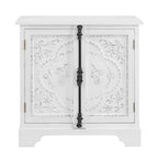 Meuble Art Leon rétro et romantique à motifs floraux