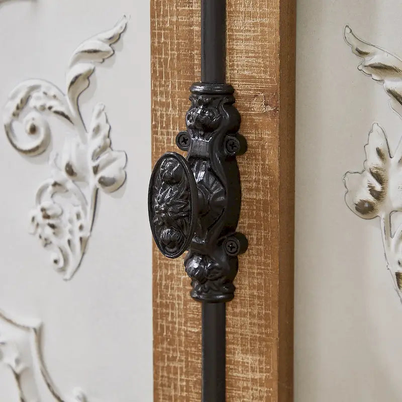 Meuble Art Leon rétro et romantique à motifs floraux