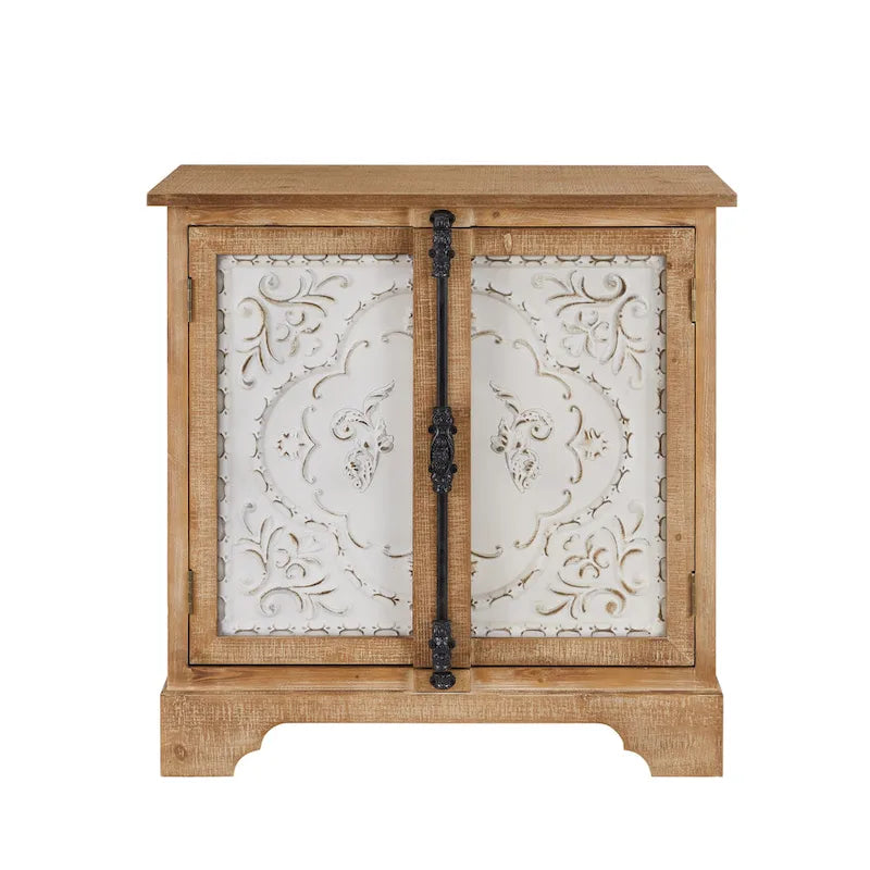 Meuble Art Leon rétro et romantique à motifs floraux