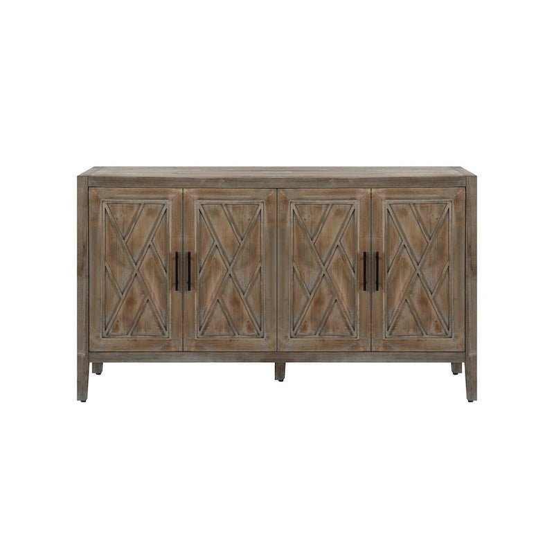 Buffet en bois à 4 portes - Non disponible