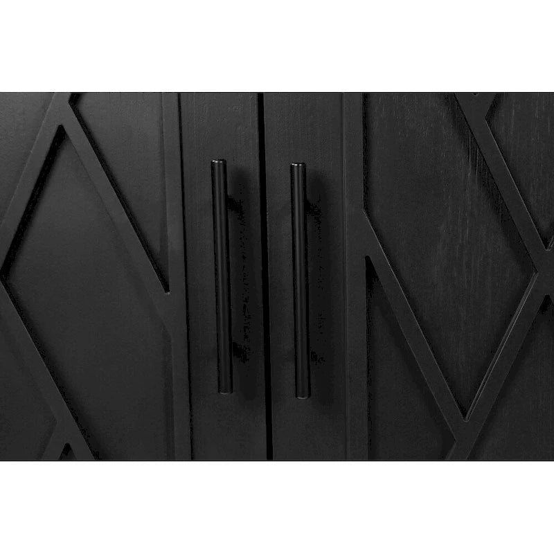 Buffet en bois à 4 portes - Non disponible