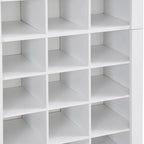 Console à chaussures élégante à 30 compartiments