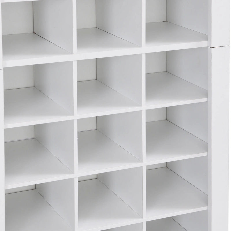 Console à chaussures élégante à 30 compartiments