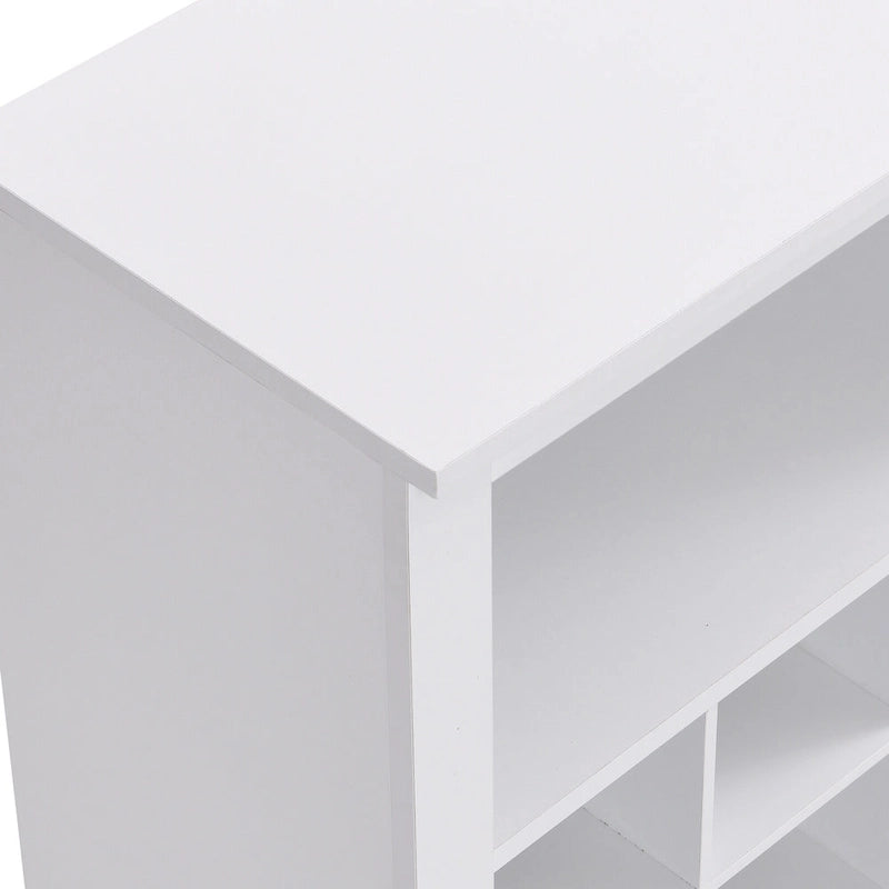 Console à chaussures élégante à 30 compartiments