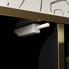 Buffet de cuisine Timechee, table d'appoint, meuble de rangement d'entrée
