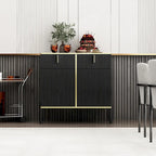 Buffet de cuisine Timechee, table d'appoint, meuble de rangement d'entrée