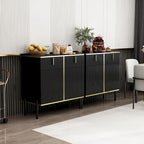 Buffet de cuisine Timechee, table d'appoint, meuble de rangement d'entrée
