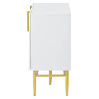 Buffet à 4 portes avec poignées en métal doré - Non disponible