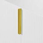 Buffet à 4 portes avec poignées en métal doré - Non disponible