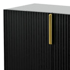 Buffet à 4 portes avec poignées en métal doré - Non disponible