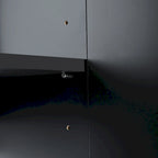 Buffet à 4 portes avec poignées en métal doré - Non disponible