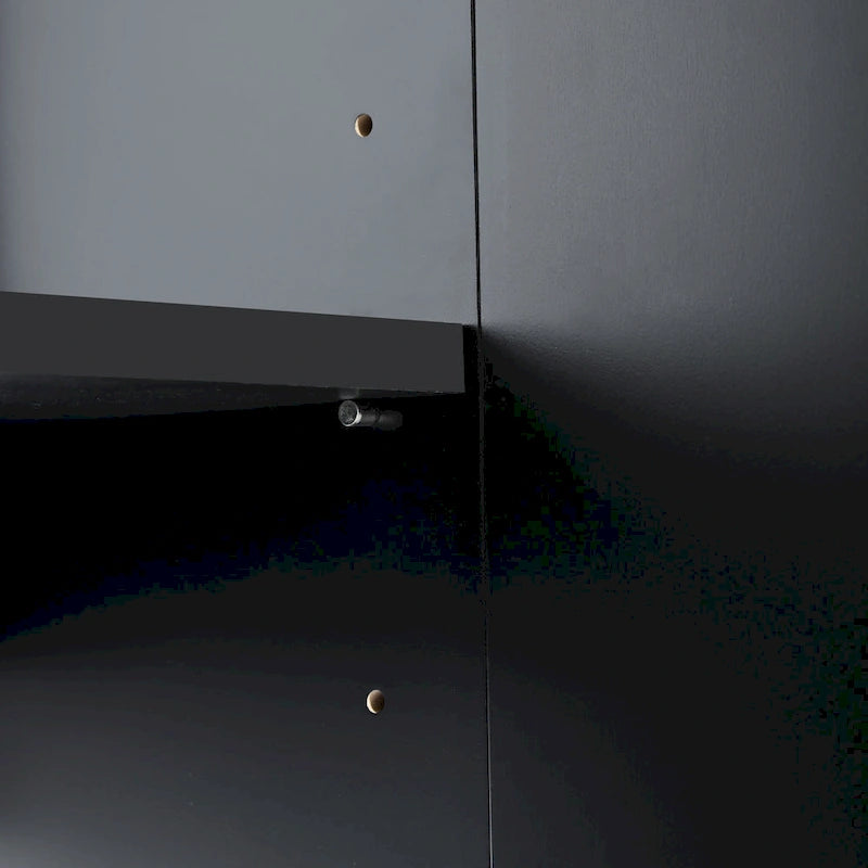 Buffet à 4 portes avec poignées en métal doré - Non disponible