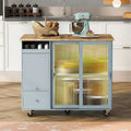 Chariot de cuisine pliable avec éclairage LED
