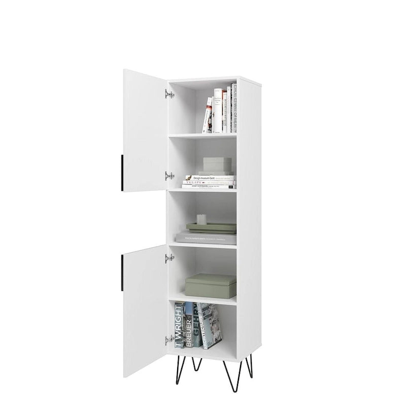 Bibliothèque étroite Beekman 17.51 ​​à 5 étagères
