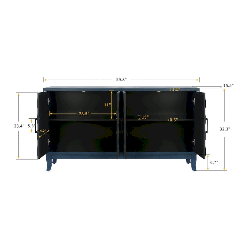 Buffet de style vintage plus robuste