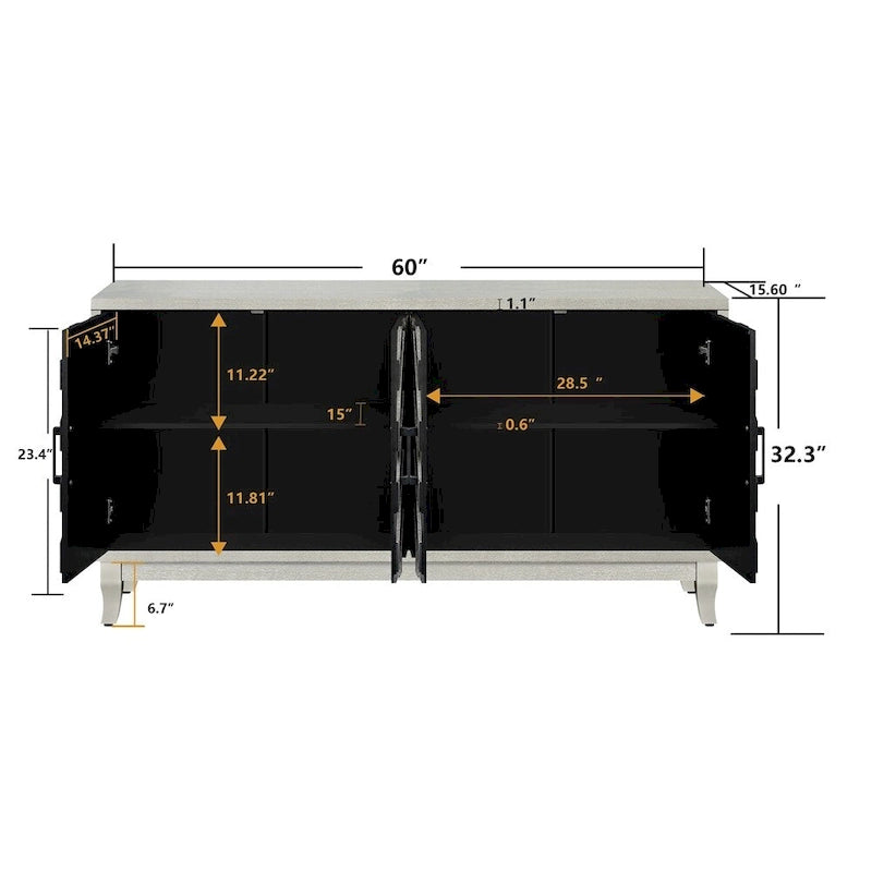 Buffet de style vintage plus robuste