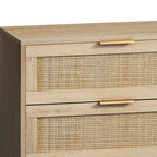 Armoire de rangement en rotin à 6 tiroirs de 59,06 L