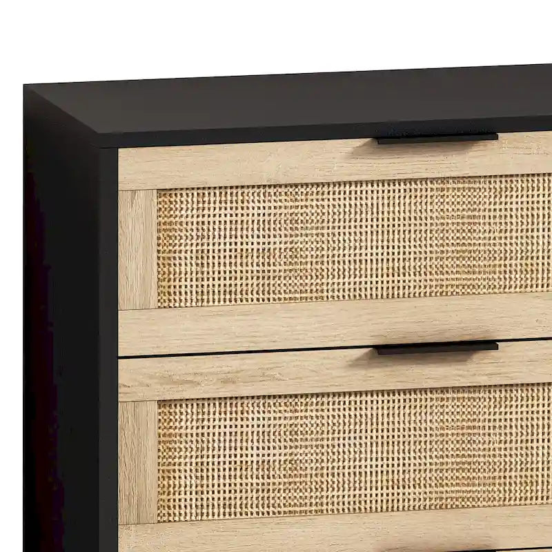 Armoire de rangement en rotin à 6 tiroirs de 59,06 L
