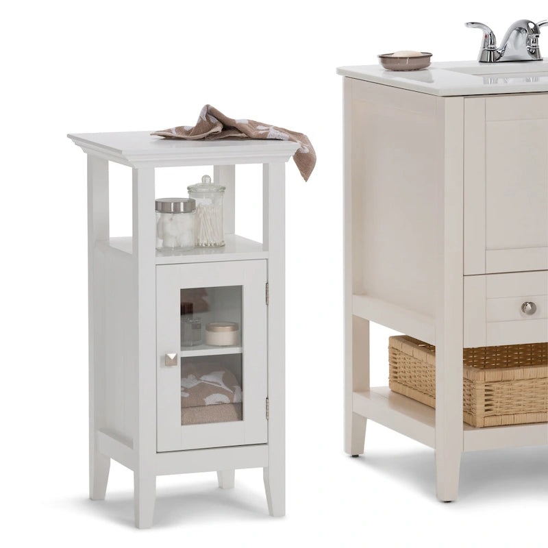 Meuble de salle de bain de rangement au sol WYNDENHALL Normandy, 76 cm (H) x 38 cm (L) - 38 cm (L) x 36 cm (P) x 76 cm (H) - 38 cm (L) x 36 cm (P) x 76 cm (H)
