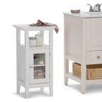 Meuble de salle de bain de rangement au sol WYNDENHALL Normandy, 76 cm (H) x 38 cm (L) - 38 cm (L) x 36 cm (P) x 76 cm (H) - 38 cm (L) x 36 cm (P) x 76 cm (H)