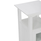 Meuble de salle de bain de rangement au sol WYNDENHALL Normandy, 76 cm (H) x 38 cm (L) - 38 cm (L) x 36 cm (P) x 76 cm (H) - 38 cm (L) x 36 cm (P) x 76 cm (H)