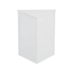Armoire de rangement triangulaire pour salle de bain avec étagères réglables