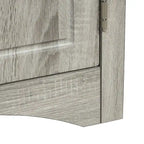 Armoire de rangement triangulaire pour salle de bain avec étagères réglables