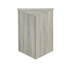 Armoire de rangement triangulaire pour salle de bain avec étagères réglables