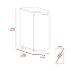 Meuble de rangement de salle de bain TUHOME Ventus avec plateau relevable et tiroir
