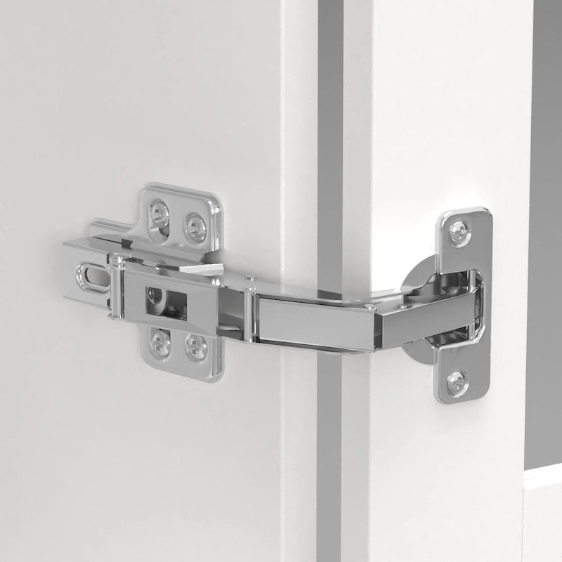 Meuble de salle de bain d'angle blanc 78,7 cm de hauteur - Rangement élégant pour toutes les pièces