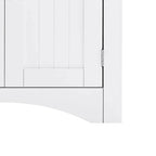 Armoire de rangement d'angle classique et élégante en bois, pour usage intérieur