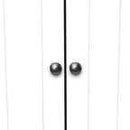 Armoire de rangement haute avec portes et étagères