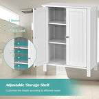 Meuble de salle de bain en bois sur pied