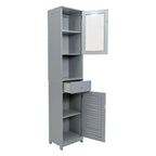 70.9 H Bathroom Storage Cabinet with 2 Doors & 1 Drawer,Freestanding Storage Tower