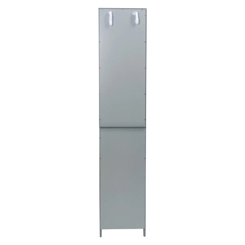 Meuble de rangement de salle de bain de 70,9 cm de hauteur avec 2 portes et 1 tiroir, tour de rangement autoportante