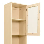 Meuble de rangement de salle de bain de 70,9 cm de hauteur avec 2 portes et 1 tiroir, tour de rangement autoportante