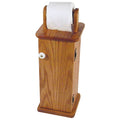 Armoire à papier toilette en chêne