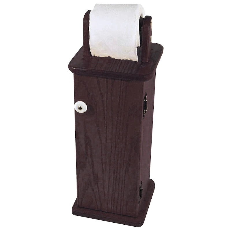 Armoire à papier toilette en chêne