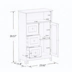 meuble de rangement sur pied pour salle de bain