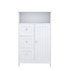meuble de rangement sur pied pour salle de bain