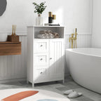meuble de rangement sur pied pour salle de bain