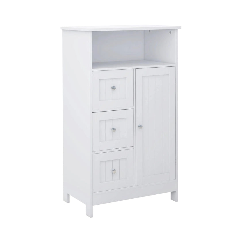 meuble de rangement sur pied pour salle de bain