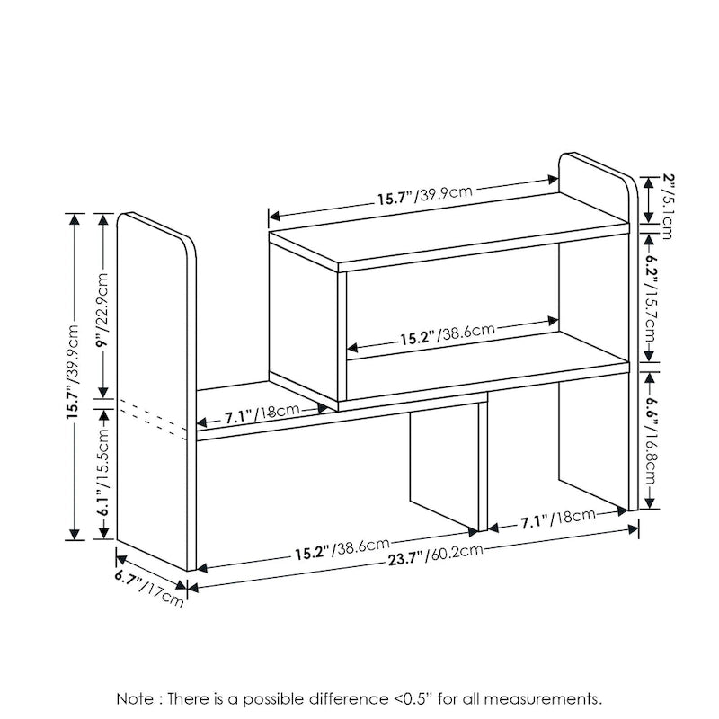 Étagère de bureau classique Furinno