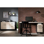 Crédence à 2 tiroirs South Shore Kozack avec portes