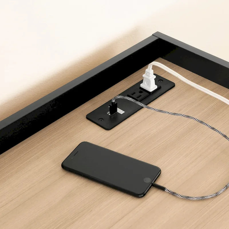 Crédence à 2 tiroirs South Shore Kozack avec portes