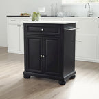 Îlot/chariot de cuisine portable Crosley Alexandria avec plateau en granit - 31 po L x 18 po P x 35,5 po H