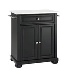 Îlot/chariot de cuisine portable Crosley Alexandria avec plateau en granit - 31 po L x 18 po P x 35,5 po H