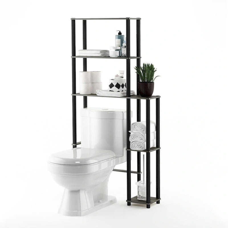 Rangement pour toilettes Longfellow à 5 étagères, gain de place, pour porche et salle de bains