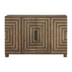 Console géométrique bicolore Uttermost Layton
